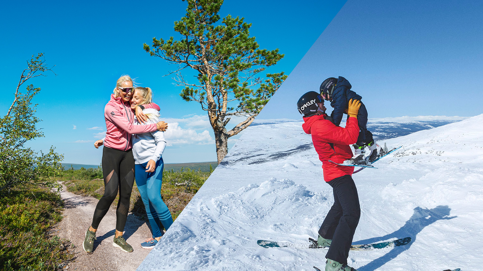 Familjesemester i fjällen